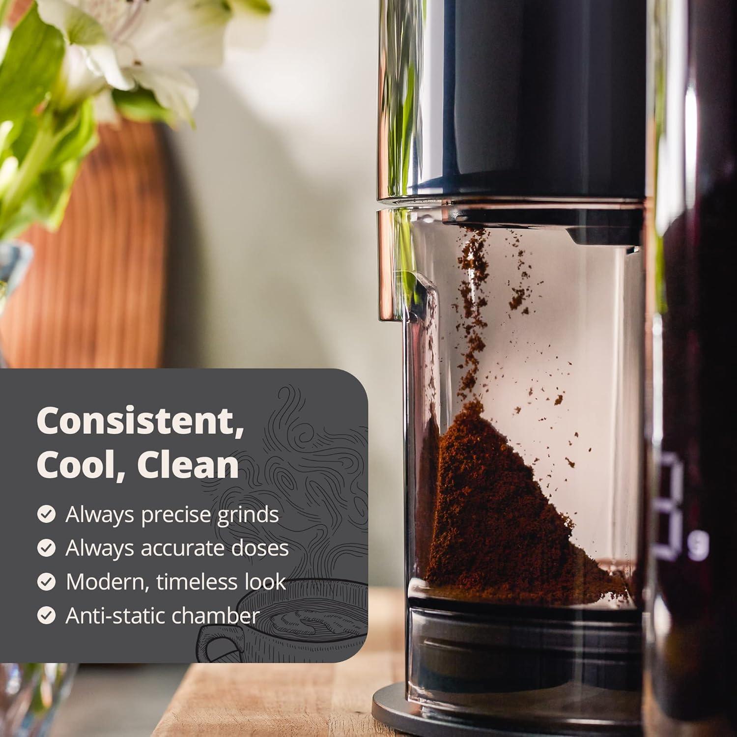 image:imageGreater Goods Electric Gooseneck Kettle and Coffee Grinder Designed in St Louis Onyx Black