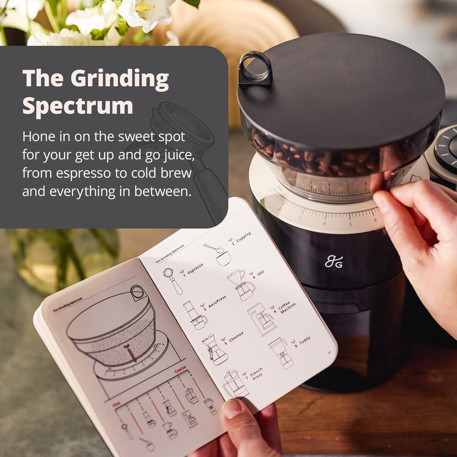 image:imageGreater Goods Electric Gooseneck Kettle and Coffee Grinder Designed in St Louis Onyx Black