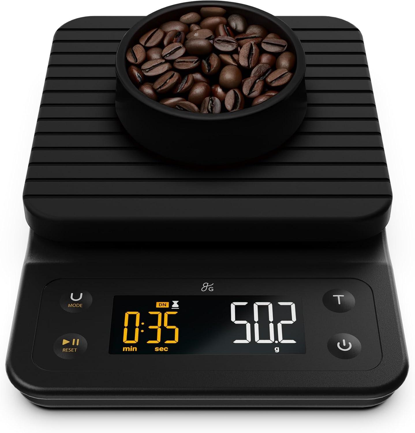 image:imageGreater Goods Electric Gooseneck Kettle and Coffee Scale Designed in St Louis Onyx Black