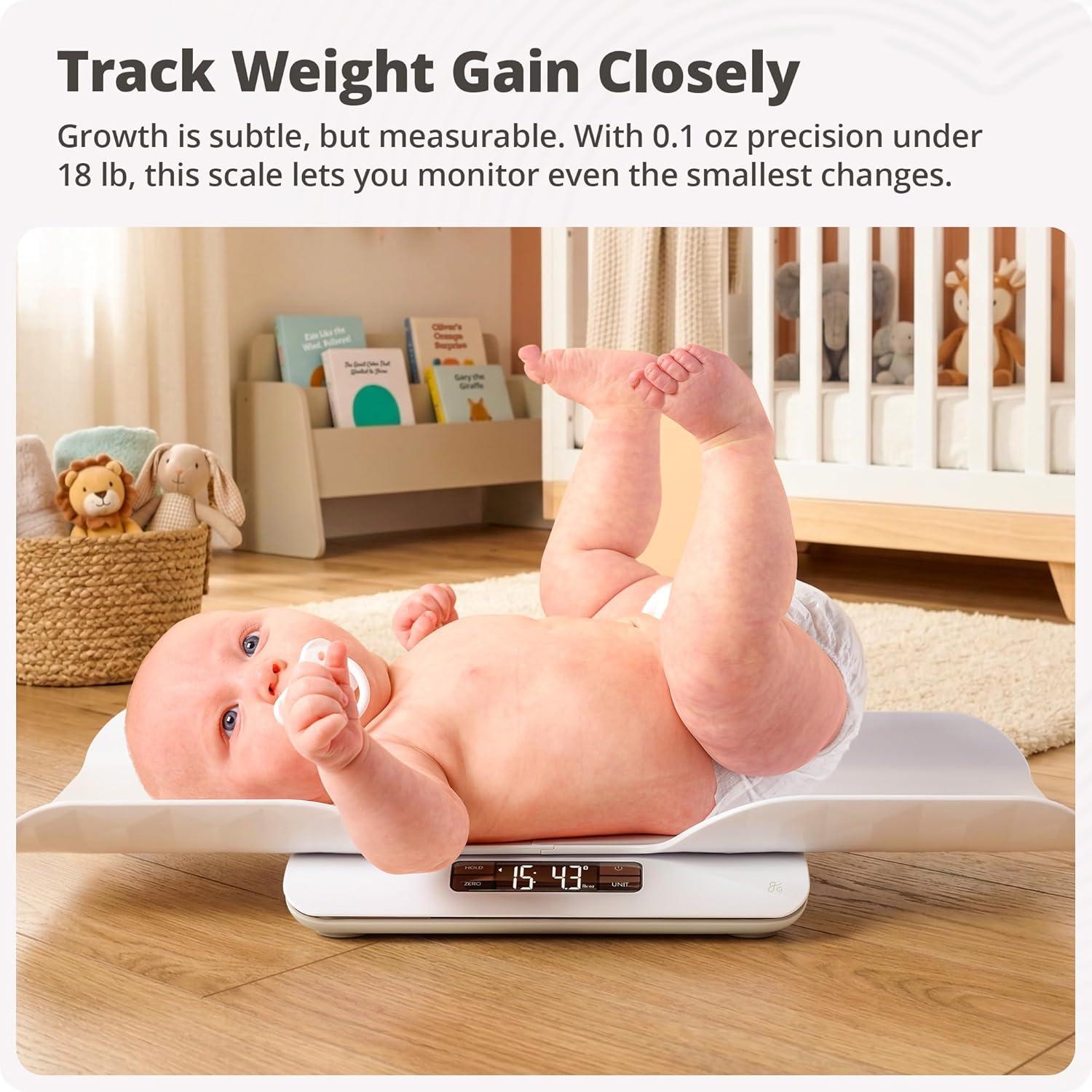 image:imageGreater Goods MedicalGrade Baby Scale FDA Class I Device Digital Infant amp Toddler Scale 01 oz Precision Sensor 2366 lb Range Consistent Readings for Wiggly Babies Skin Contact Tested