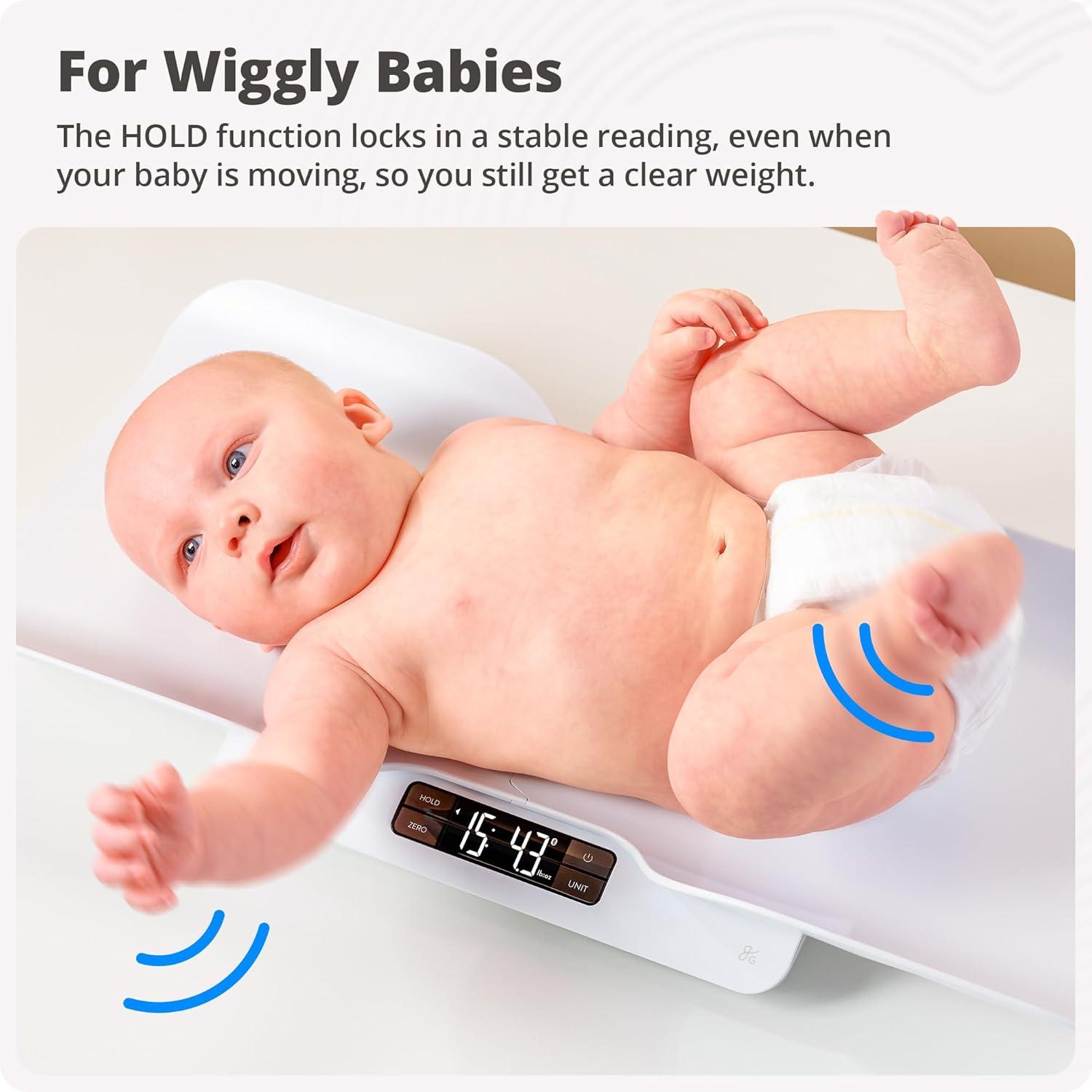 image:imageGreater Goods MedicalGrade Baby Scale FDA Class I Device Digital Infant amp Toddler Scale 01 oz Precision Sensor 2366 lb Range Consistent Readings for Wiggly Babies Skin Contact Tested