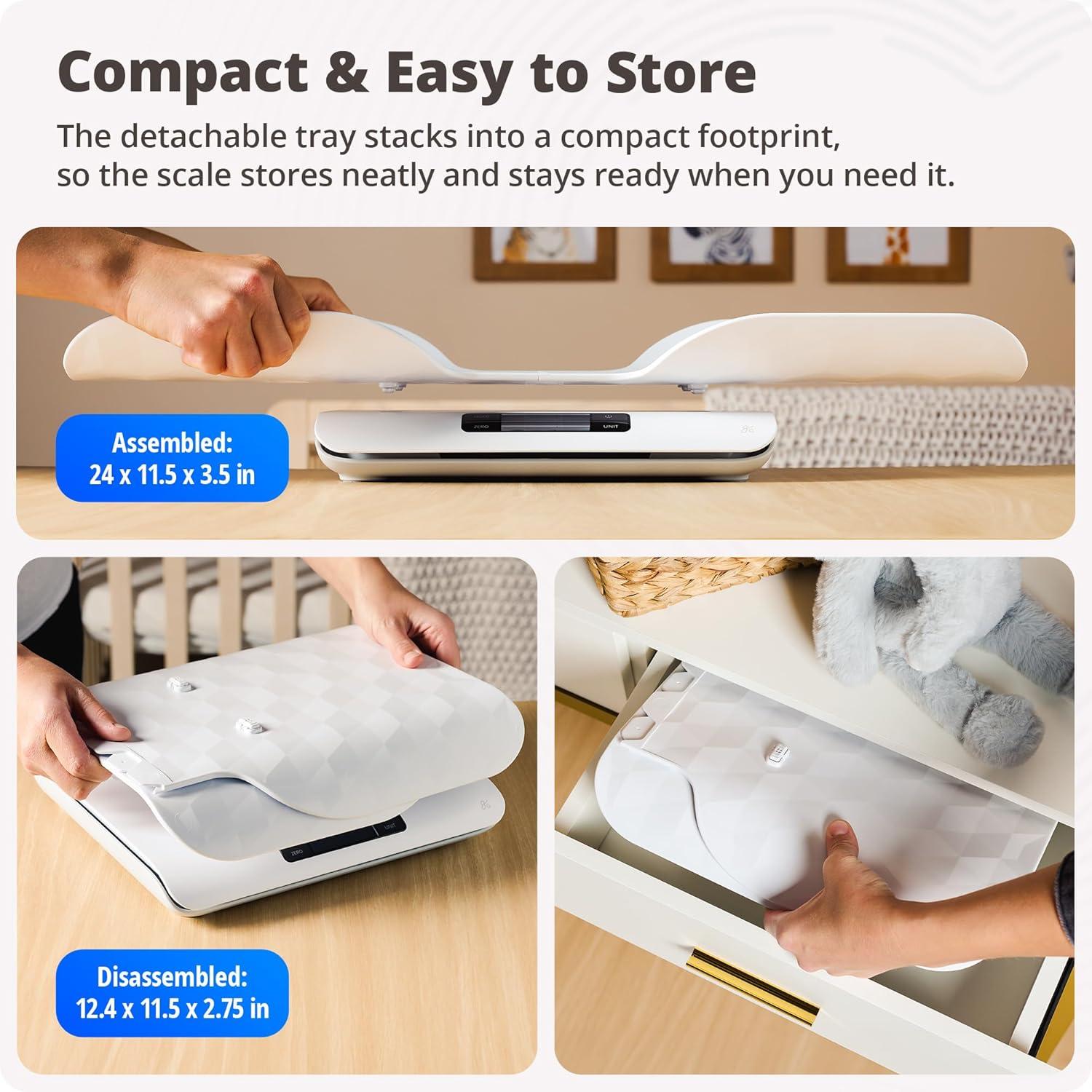 image:imageGreater Goods MedicalGrade Baby Scale FDA Class I Device Digital Infant amp Toddler Scale 01 oz Precision Sensor 2366 lb Range Consistent Readings for Wiggly Babies Skin Contact Tested