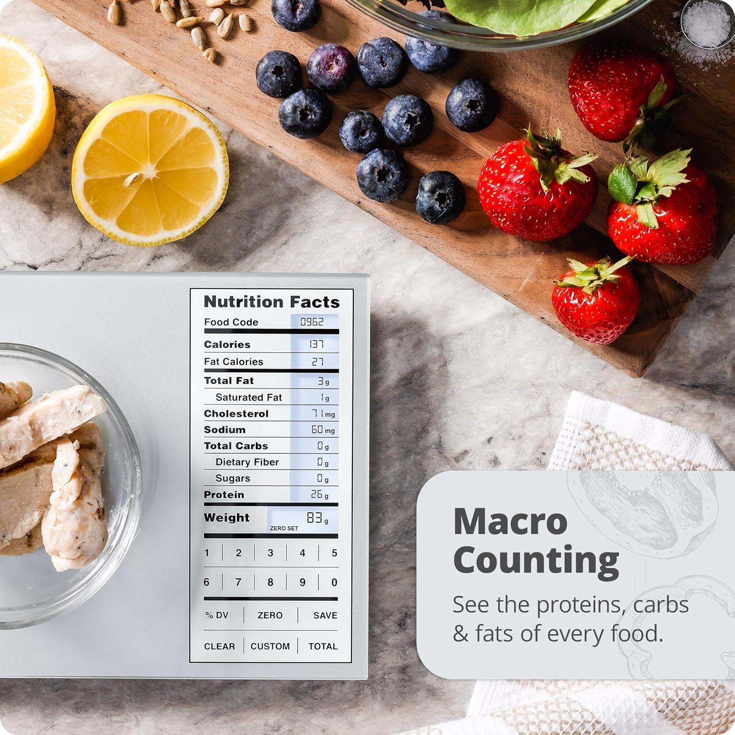 image:imageGreater Goods Nutrition Facts Food Scale Accucheck Smart Scale and Sous Vide Cooker Birch