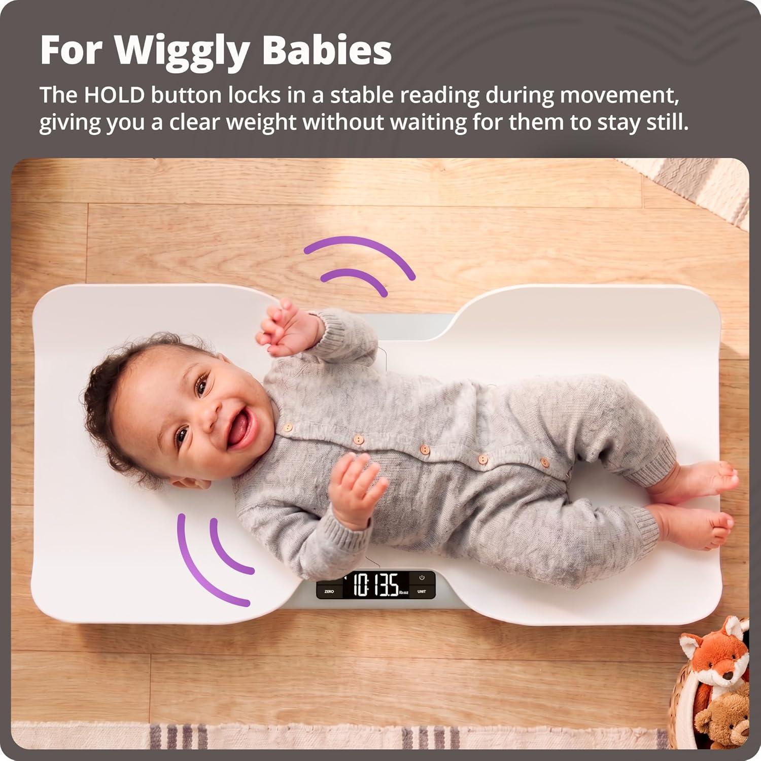image:imageGreater Goods Smart Baby Scale Bluetooth Digital Infant Scale for Newborns amp Toddlers Automatically Track Growth in gG Baby App Accurate Even with Movement 01 oz Precision Sensor 66 lb CapacityBasic Baby Scale