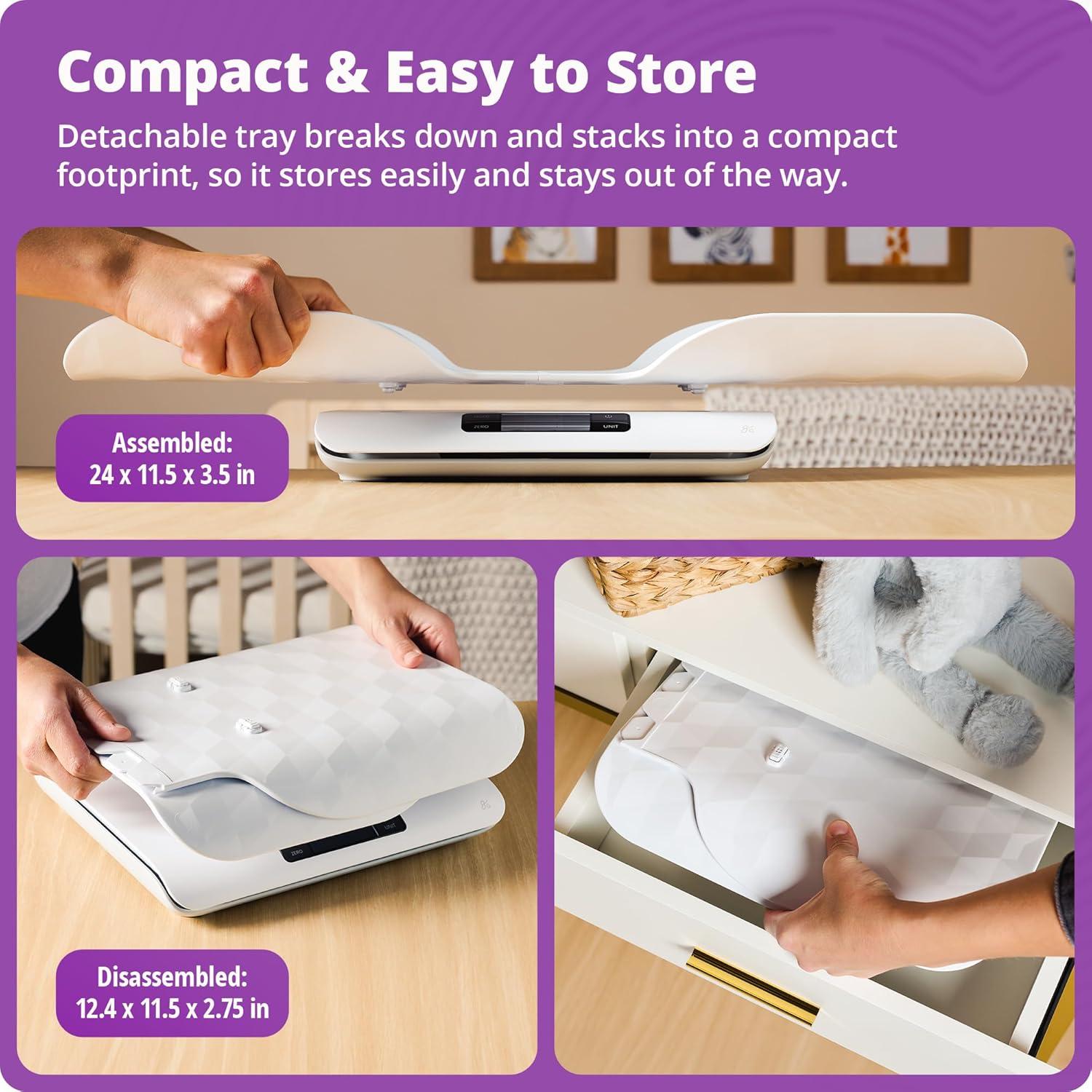 image:imageGreater Goods Smart Baby Scale Bluetooth Digital Infant Scale for Newborns amp Toddlers Automatically Track Growth in gG Baby App Accurate Even with Movement 01 oz Precision Sensor 66 lb CapacityBluetooth Scale Connected