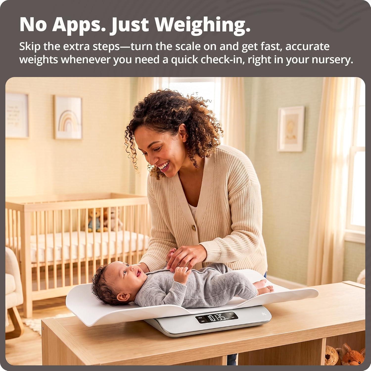 image:imageGreater Goods Smart Baby Scale Bluetooth Digital Infant Scale for Newborns amp Toddlers Automatically Track Growth in gG Baby App Accurate Even with Movement 01 oz Precision Sensor 66 lb CapacityBasic Baby Scale