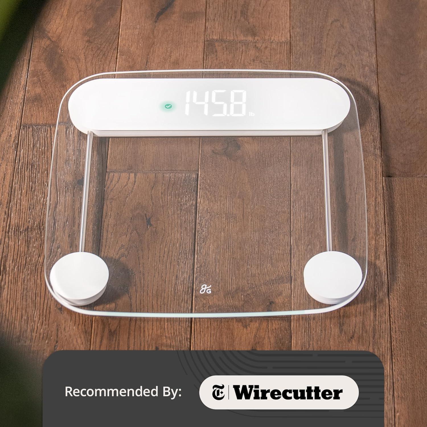 image:imageGreater Goods Smart Scale Track Your Weight Loss Journey with Verified Accuracy amp Smart GoalBased Monitoring WiFi amp Bluetooth SyncClear