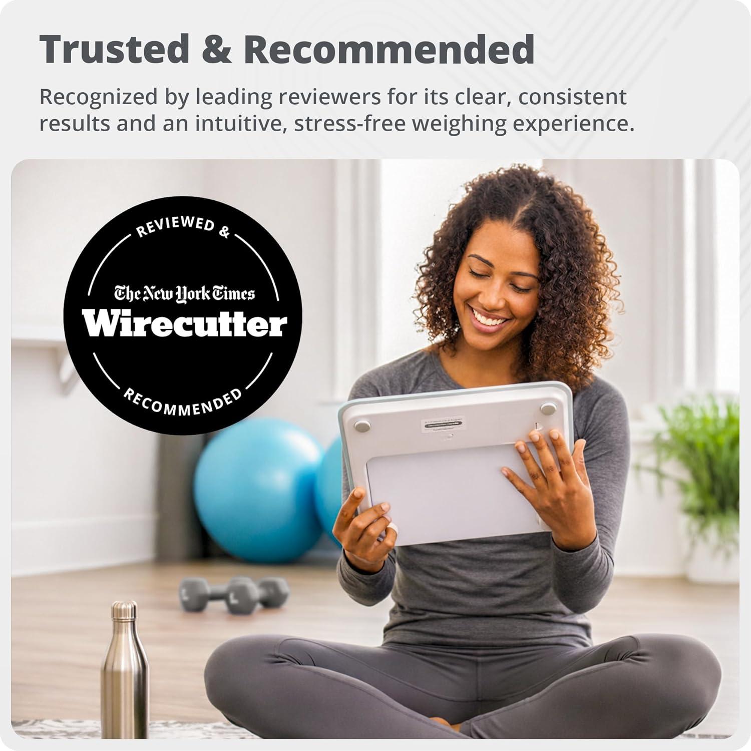image:imageGreater Goods Smart Scale Track Your Weight Loss Journey with Verified Accuracy amp Smart GoalBased Monitoring WiFi amp Bluetooth SyncPearl Gray