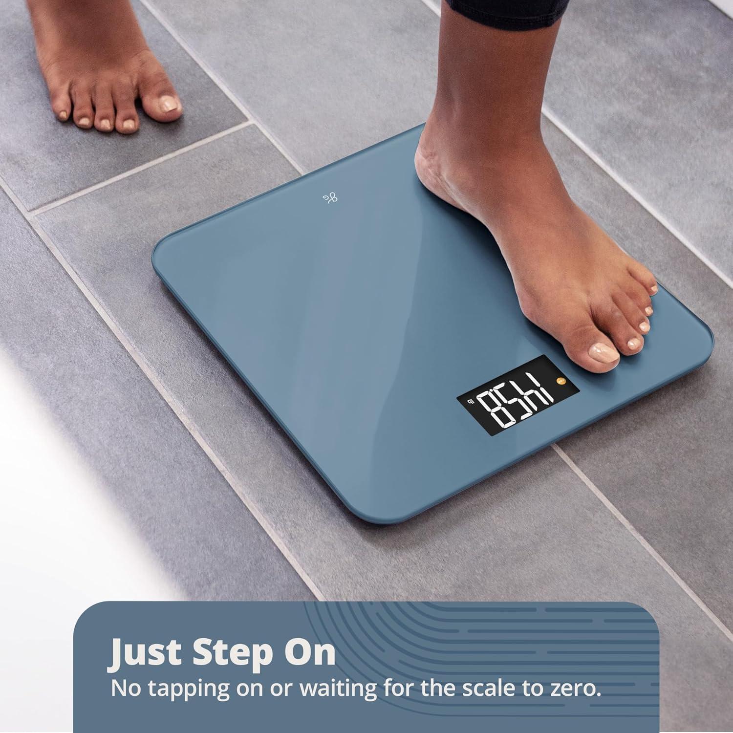 image:imageGreater Goods Smart Scale Track Your Weight Loss Journey with Verified Accuracy amp Smart GoalBased Monitoring WiFi amp Bluetooth SyncStone Blue