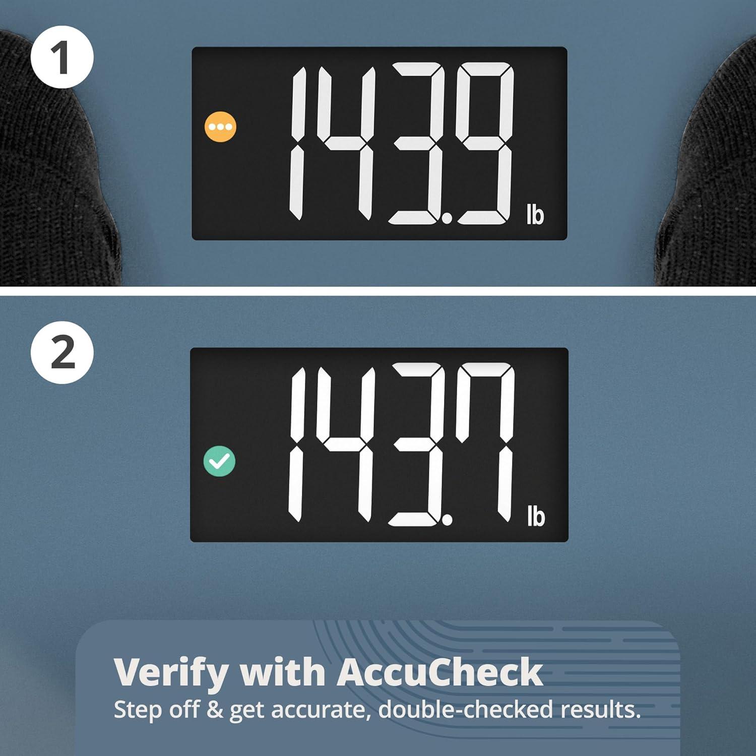 image:imageGreater Goods Smart Scale Track Your Weight Loss Journey with Verified Accuracy amp Smart GoalBased Monitoring WiFi amp Bluetooth SyncStone Blue