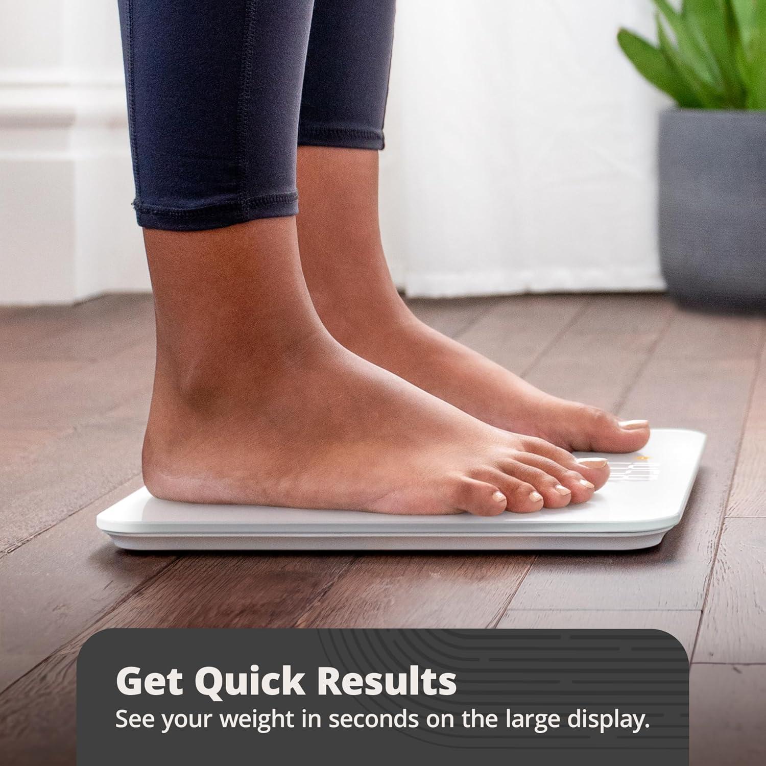 image:imageGreater Goods Smart Scale Track Your Weight Loss Journey with Verified Accuracy amp Smart GoalBased Monitoring WiFi amp Bluetooth SyncWhite