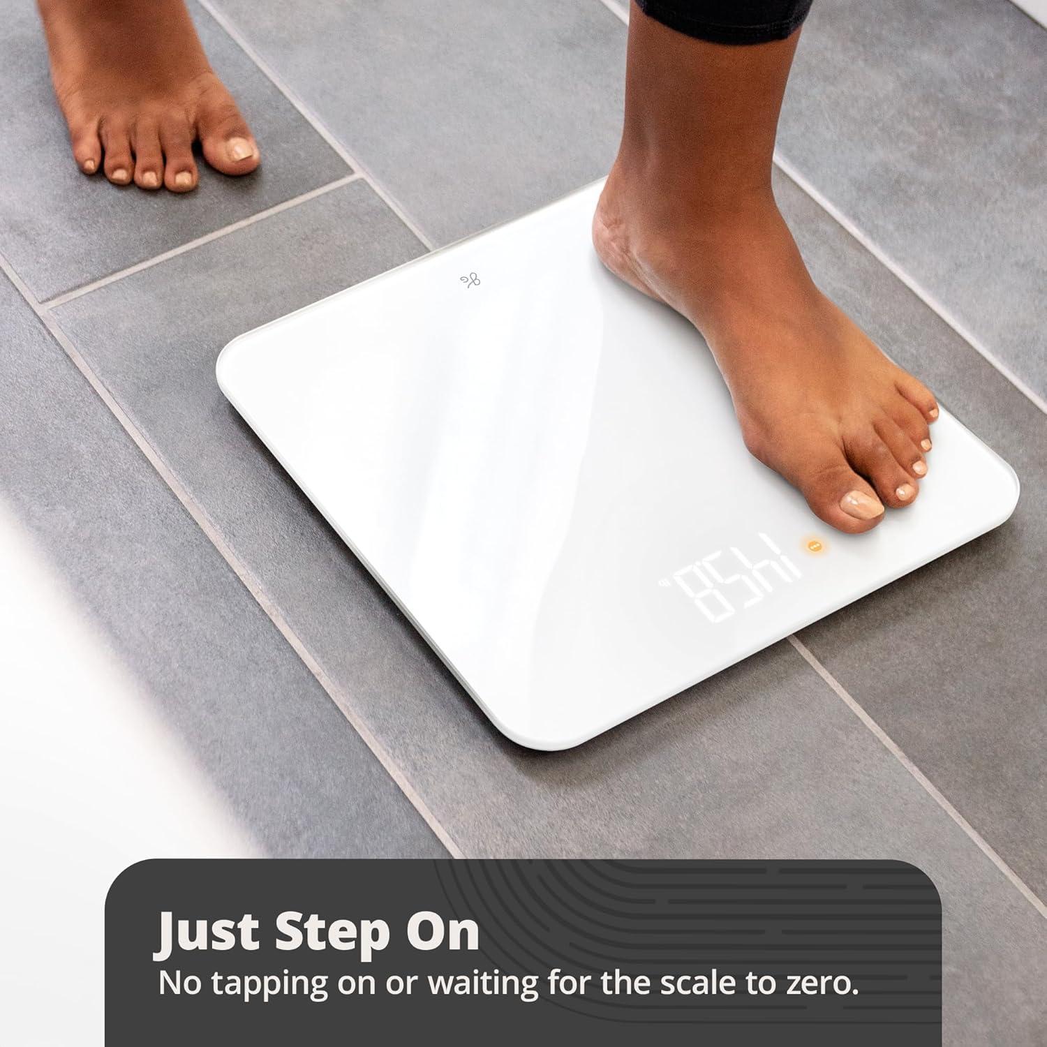image:imageGreater Goods Smart Scale Track Your Weight Loss Journey with Verified Accuracy amp Smart GoalBased Monitoring WiFi amp Bluetooth SyncWhite