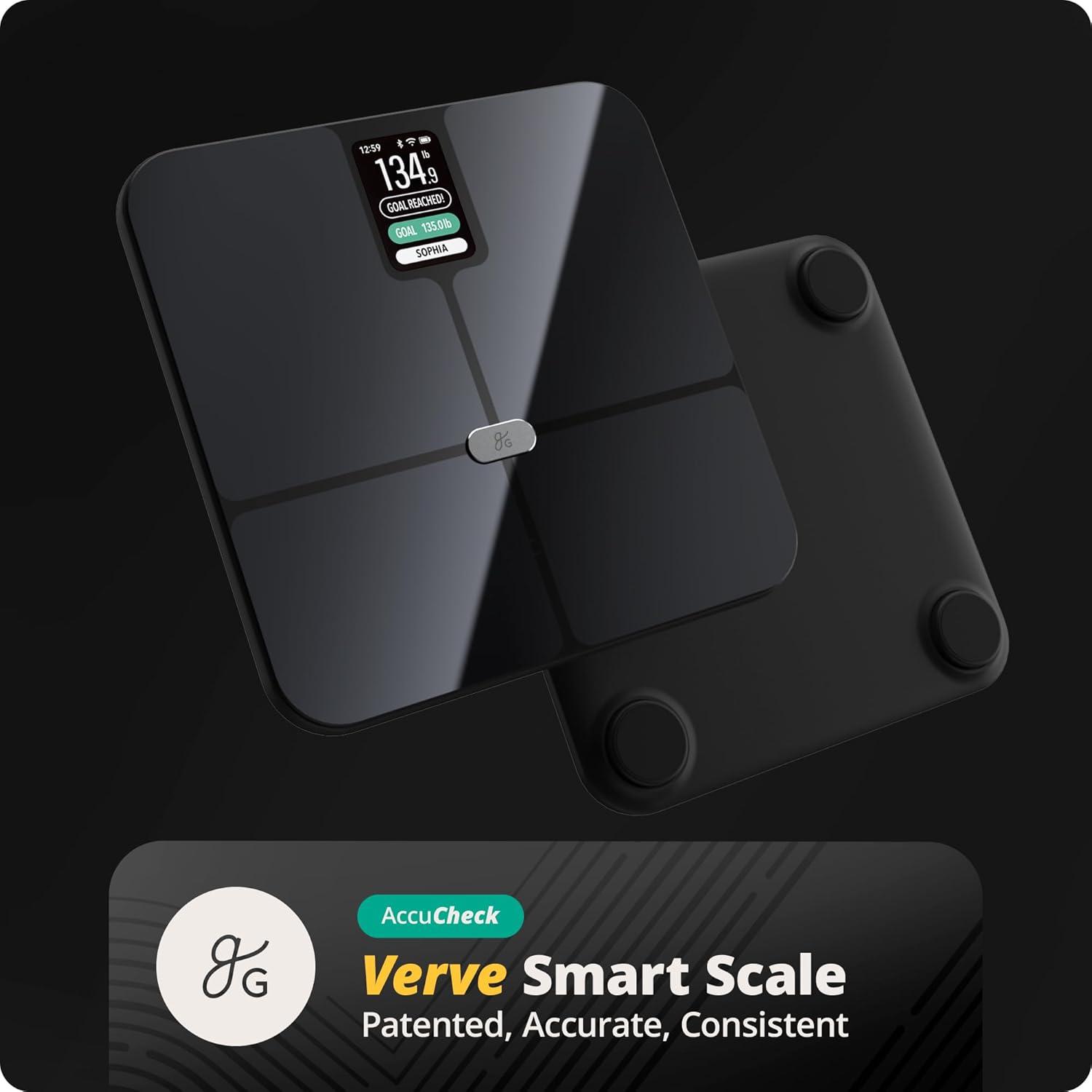 image:imageGreater Goods Verve Smart Scale with Accucheck and Nutrition Facts Food Scale for Meal Prep Designed in St Louis BlackGray