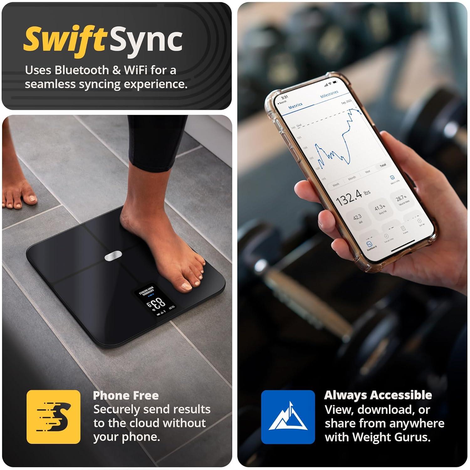 image:imageGreater Goods Verve Smart Scale with Accucheck and Nutrition Facts Food Scale for Meal Prep Designed in St Louis BlackGray