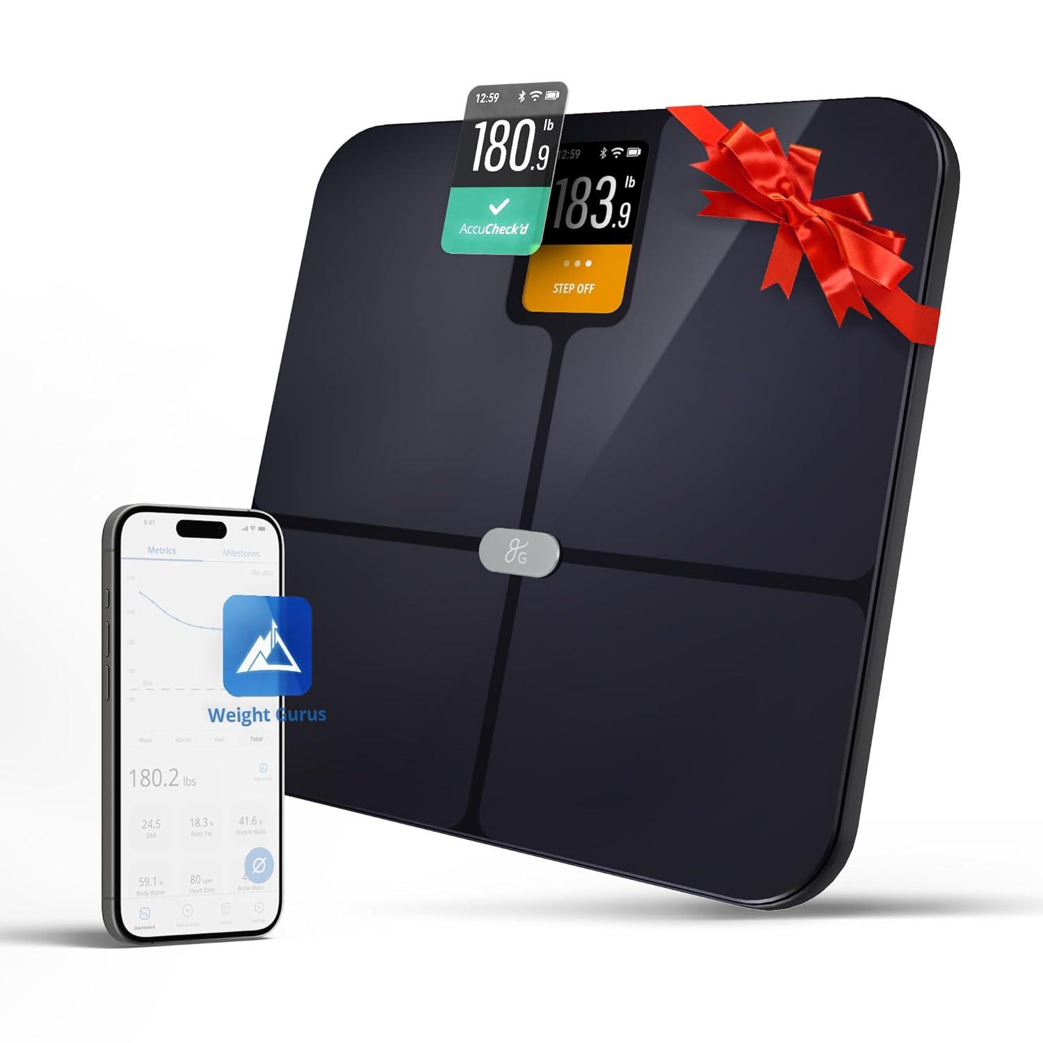 image:imageGreater Goods Verve Smart Scale with Accucheck and Nutrition Facts Food Scale for Meal Prep Designed in St Louis BlackStone Blue