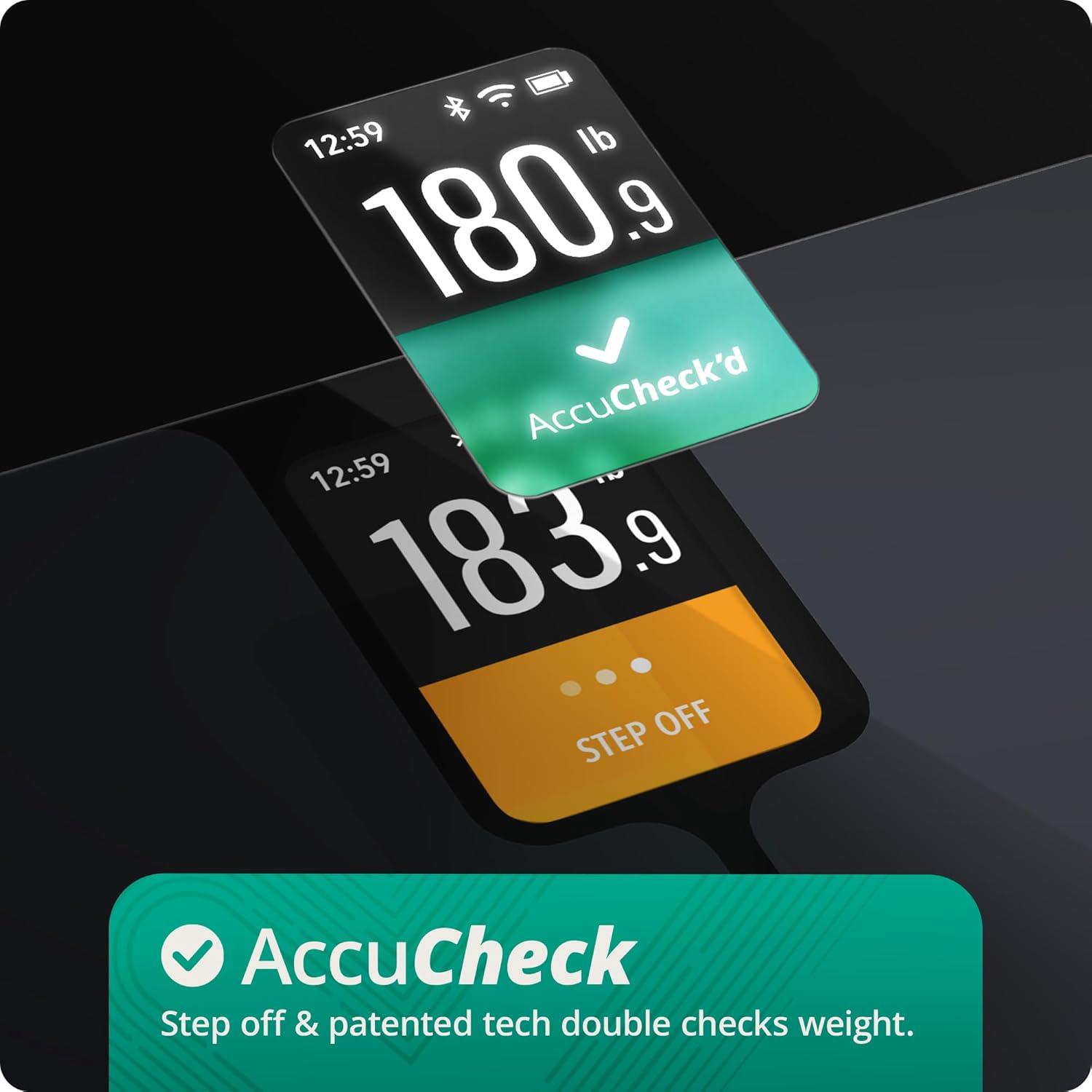 image:imageGreater Goods Verve Smart Scale with Accucheck and Nutrition Facts Food Scale for Meal Prep Designed in St Louis BlackStone Blue