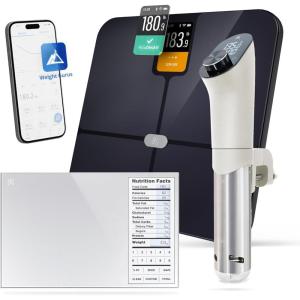 image:imageGreater Goods Nutrition Facts Food Scale Accucheck Smart Scale and Sous Vide Cooker Birch