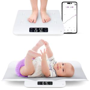 image:imageGreater Goods Smart Baby Scale  Bluetooth Digital Infant Scale for Newborns amp Toddlers Automatically Track Growth in gG Baby App Accurate Even with Movement 01 oz Precision Sensor 66 lb CapacityBluetooth Scale Connected