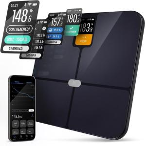 image:imageGreater Goods Smart Scale  Track Your Weight Loss Journey with Verified Accuracy amp Smart GoalBased Monitoring  WiFi amp Bluetooth SyncBlack Smart Scale