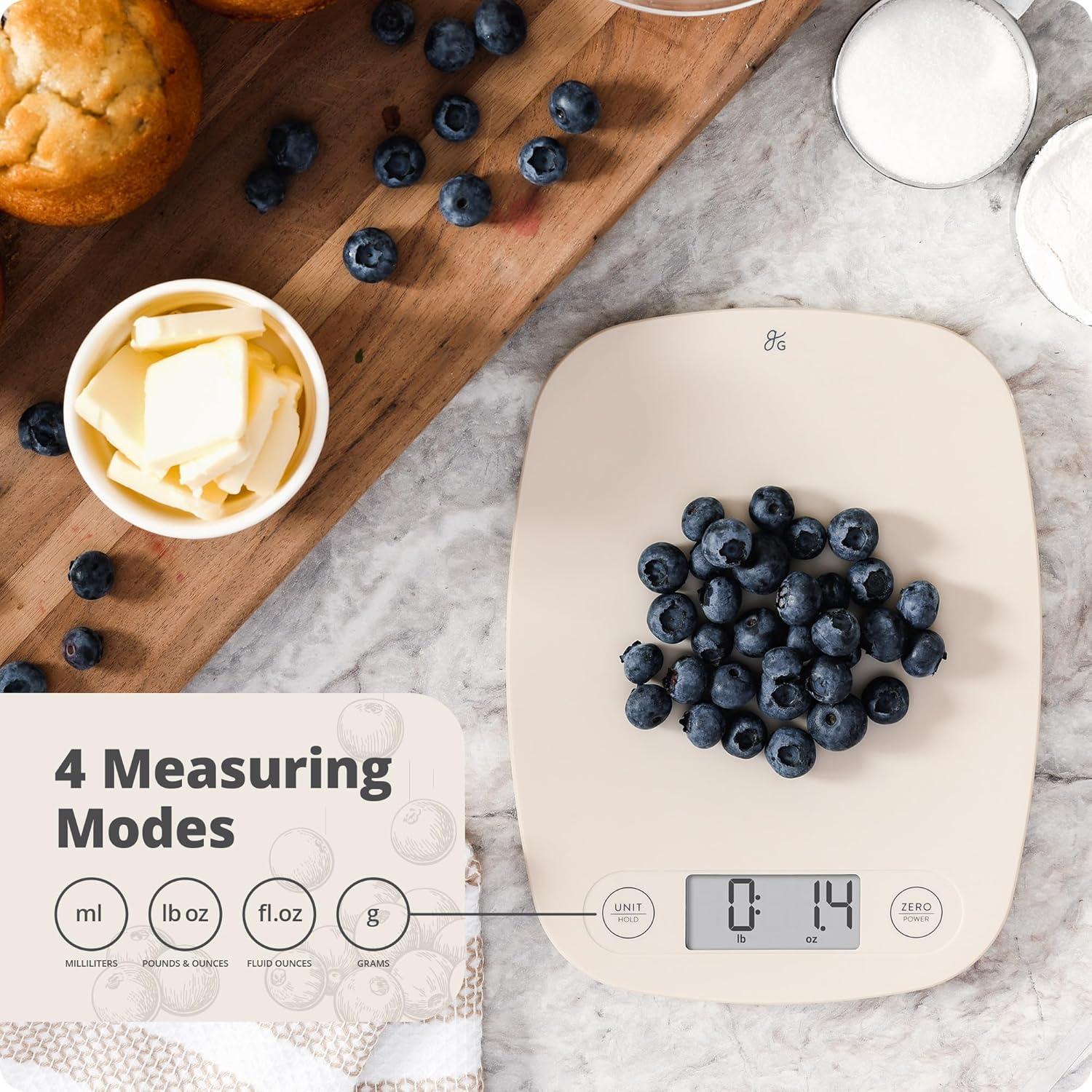 image:imageGreater Goods Food Scale Digital Kitchen Scale 1g Precision EasyTare amp Quick Conversion Slim Compact Design Durable amp Portable Ideal for Cooking Baking amp Meal PrepBirch