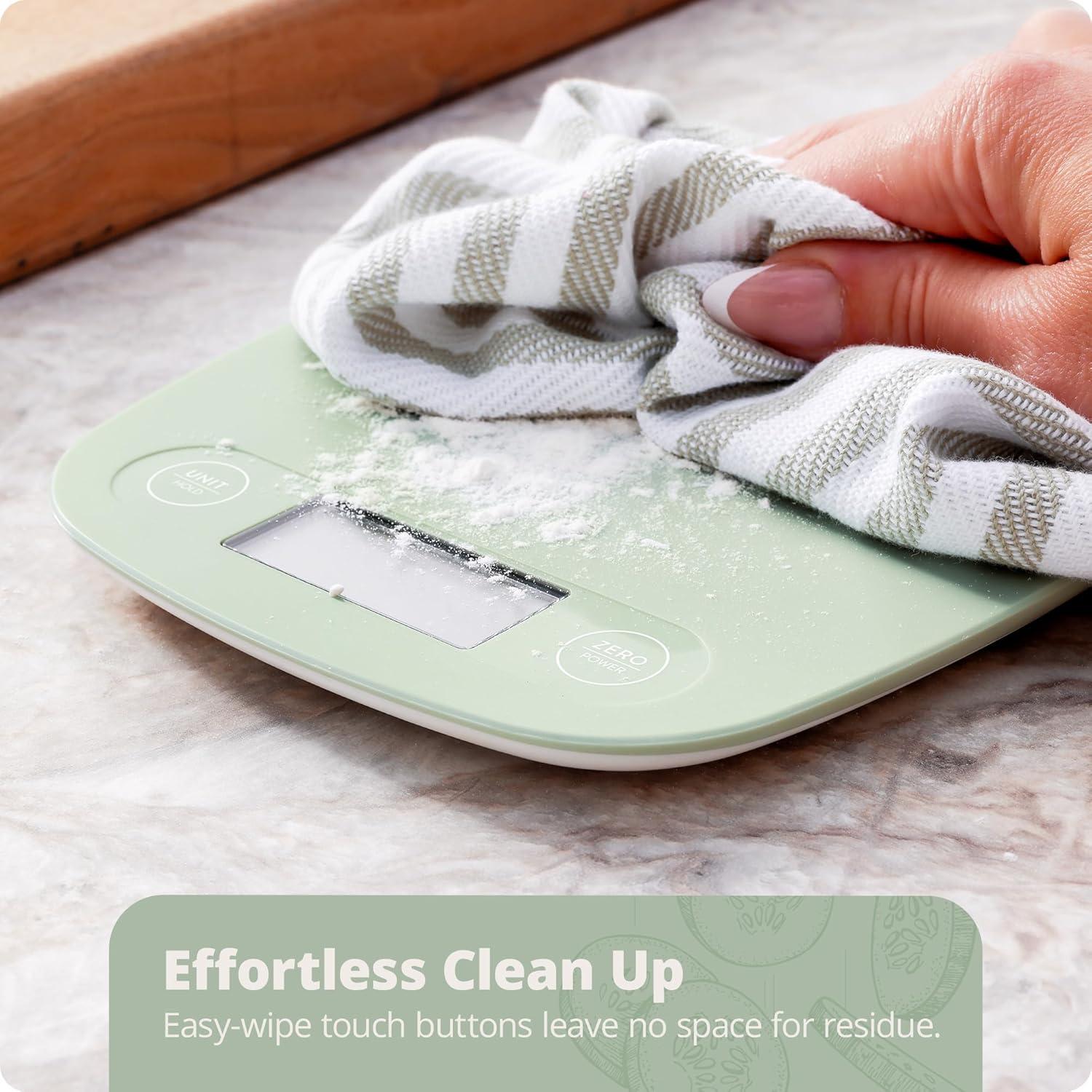 image:imageGreater Goods Food Scale Digital Kitchen Scale 1g Precision EasyTare amp Quick Conversion Slim Compact Design Durable amp Portable Ideal for Cooking Baking amp Meal PrepSage Green