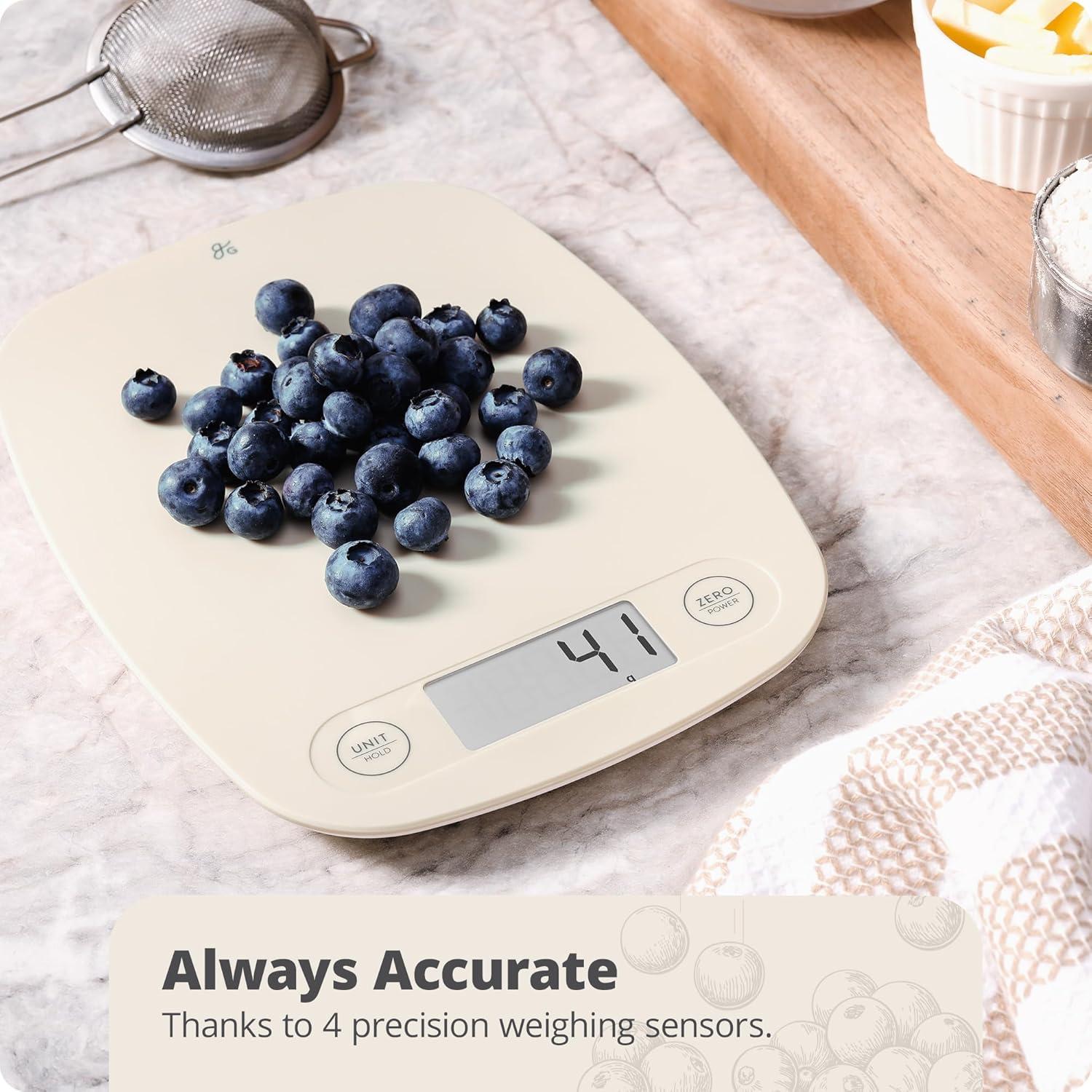 image:imageGreater Goods Food Scale Digital Kitchen Scale 1g Precision EasyTare amp Quick Conversion Slim Compact Design Durable amp Portable Ideal for Cooking Baking amp Meal PrepBirch