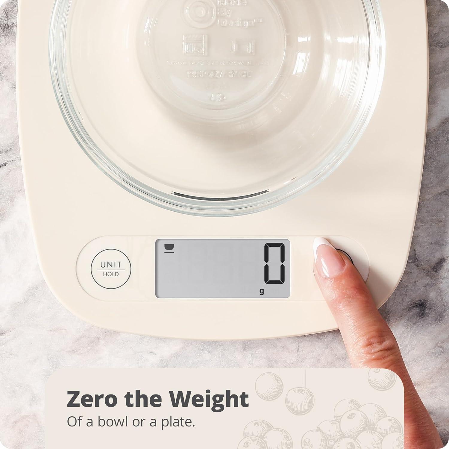image:imageGreater Goods Food Scale Digital Kitchen Scale 1g Precision EasyTare amp Quick Conversion Slim Compact Design Durable amp Portable Ideal for Cooking Baking amp Meal PrepBirch