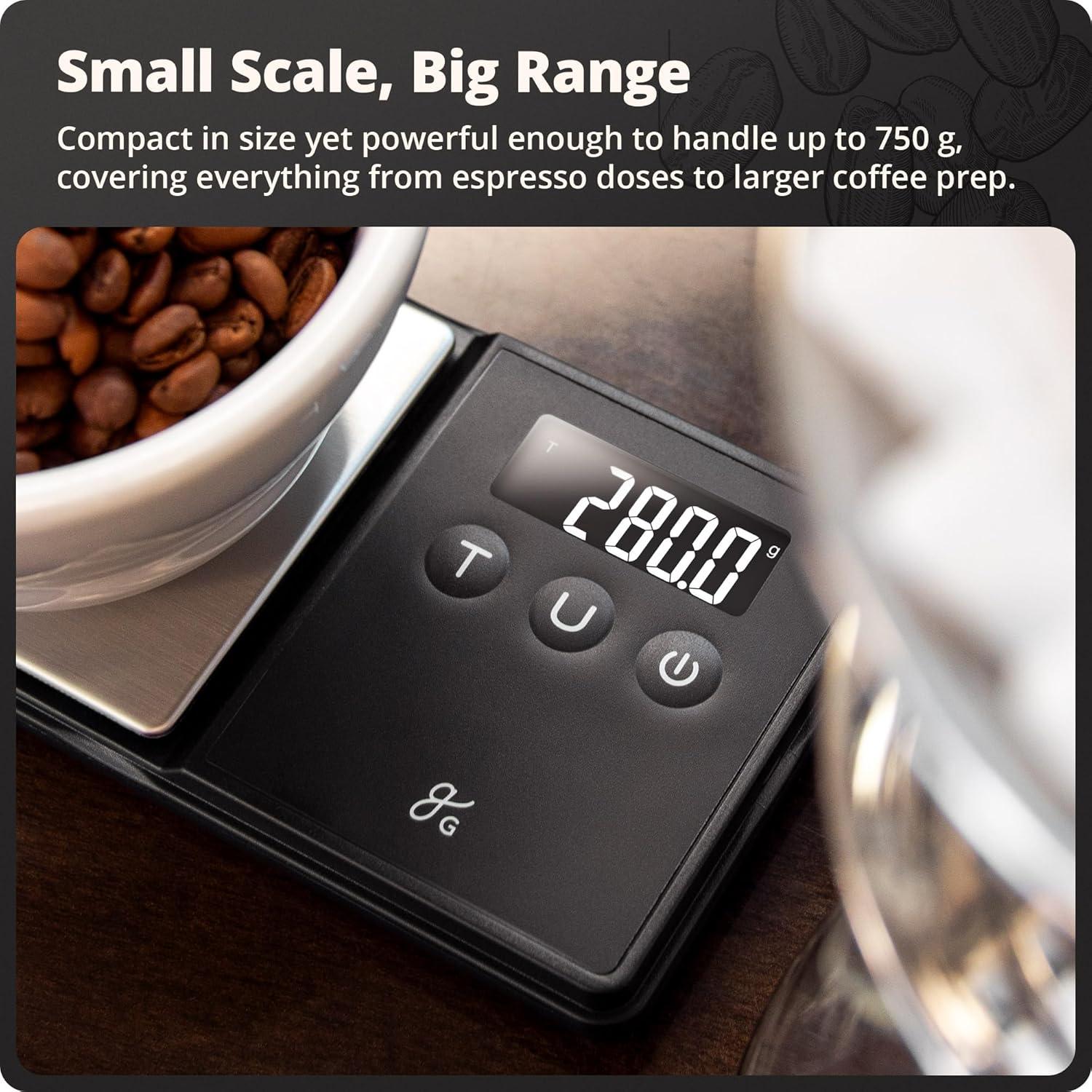 image:imageGreater Goods Precision Pocket Scale 300 x 001g Digital Milligrams Scale with 6 Units for Jewelry Coins Herbs Food and Small Precise ThingsEspresso Scale 01g