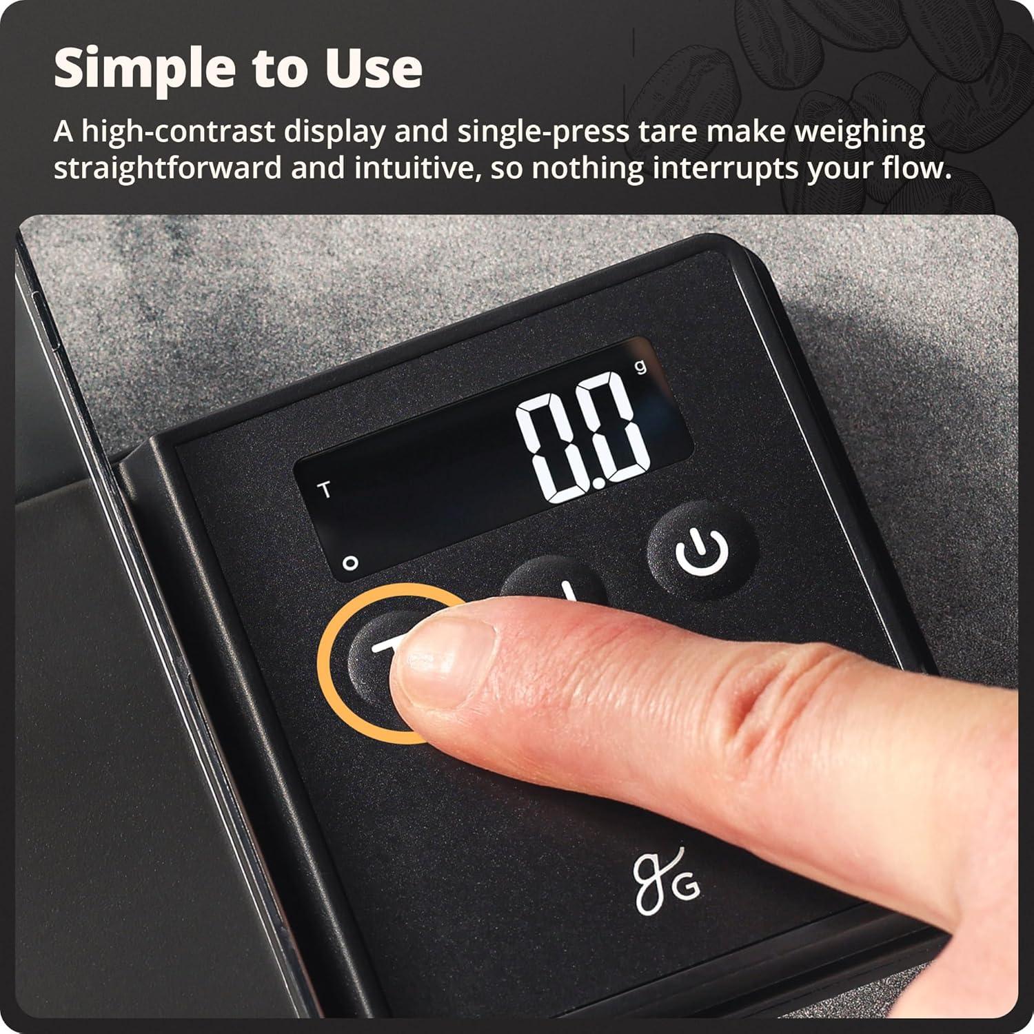 image:imageGreater Goods Precision Pocket Scale 300 x 001g Digital Milligrams Scale with 6 Units for Jewelry Coins Herbs Food and Small Precise ThingsEspresso Scale 01g