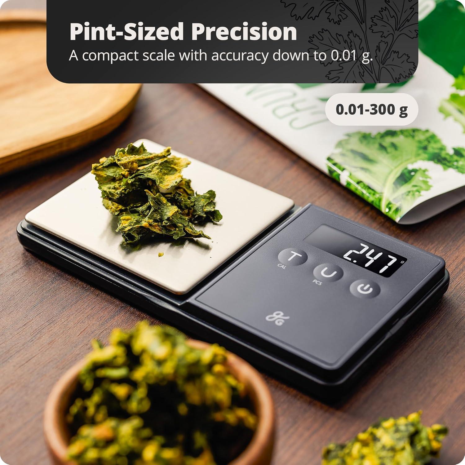 image:imageGreater Goods Precision Pocket Scale 300 x 001g Digital Milligrams Scale with 6 Units for Jewelry Coins Herbs Food and Small Precise ThingsPocket Scale 001g