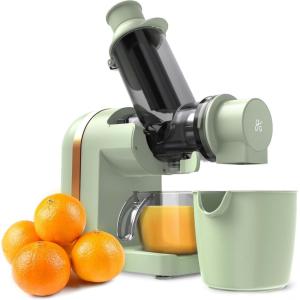 image:imageGreater Goods Cold Press Juicer Powerful Slow Masticating Juice Extractor with Quiet Motor for Fruits and Vegetables High Juice Yield Easy to Clean Onyx BlackSage Green