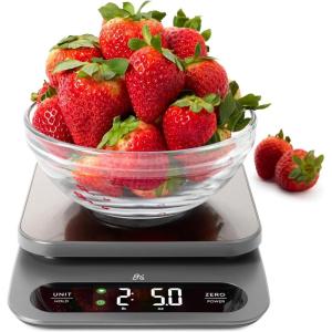 image:imageGreater Goods Digital Food Scale for Kitchen amp Baking 10kg22lb HighCapacity Weight Scale with 1g Precision Stainless Steel Platform HiDef LCD Ideal for Bread Sourdough amp Bulk Cooking