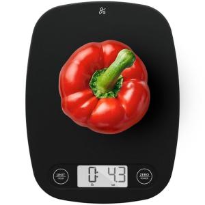 image:imageGreater Goods Food Scale  Digital Kitchen Scale 1g Precision EasyTare amp Quick Conversion Slim Compact Design Durable amp Portable  Ideal for Cooking Baking amp Meal PrepMatte Black