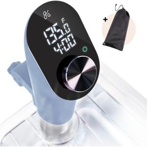image:imageGreater Goods Kitchen Sous Vide Machine  Precision Cooker Immersion Circulator Brushless Motor 1100 Watts Onyx BlackC Stone Blue