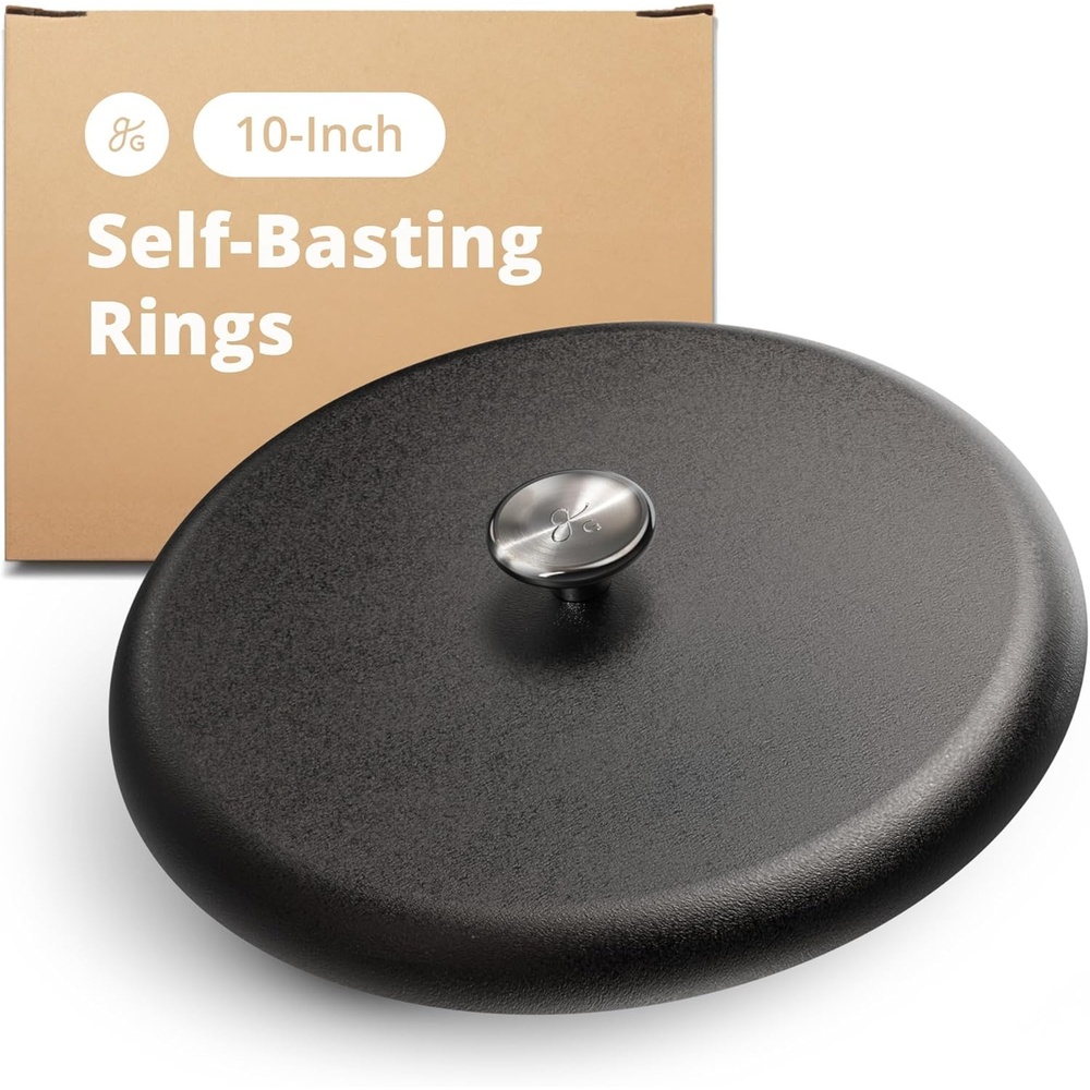 image:imageGreater Goods Cast Iron Lid PreSeasoned Lid for a gG 10inch Cast Iron Skillet Griddle and Dutch Oven Designed in St Louis