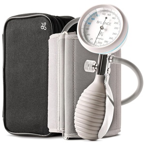 image:imageGreater Goods Sphygmomanometer  Adult Manual Blood Pressure Cuff WideRange Fit 87165 LatexFree for Nursing Students amp Home Use Portable BP Cuff with Carrying Case Onyx BlackCloud Gray
